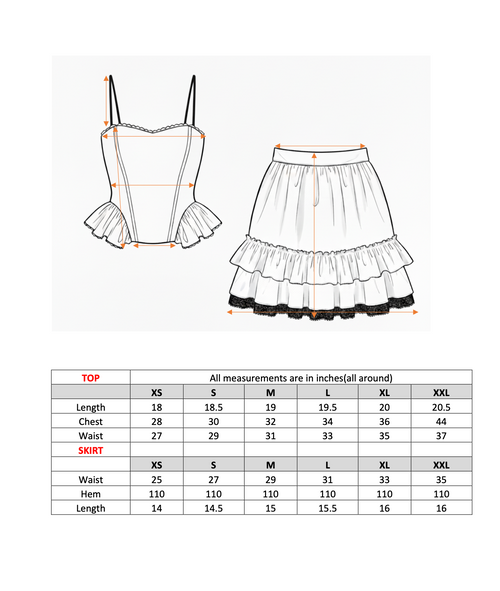 Black Peplum Twin Set