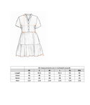 Tropical Leaf Print Button-Front Dress