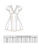 White Dobby Mini Dress