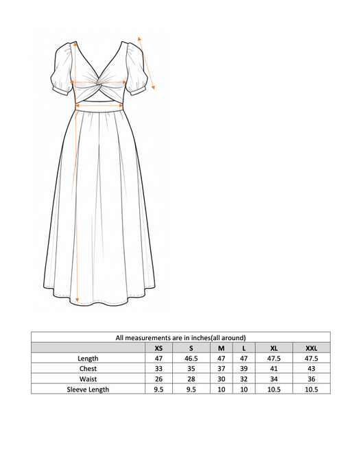 Tropical Leaf Print Cut-Out Midi Dress