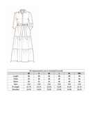 Navy Tiered Shirt Maxi Dress