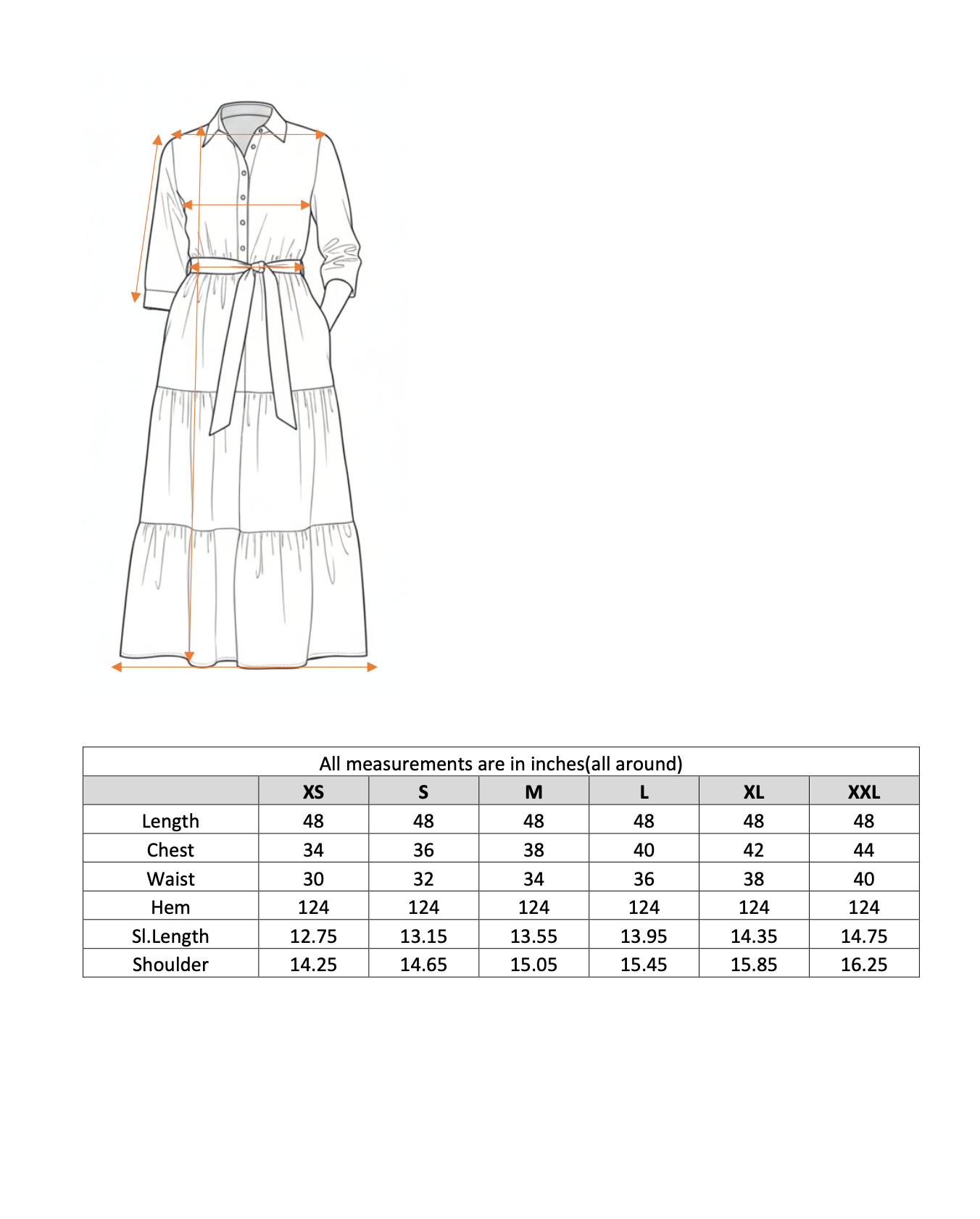 Navy Tiered Shirt Maxi Dress