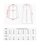 Abstract Print Satin Twin Set