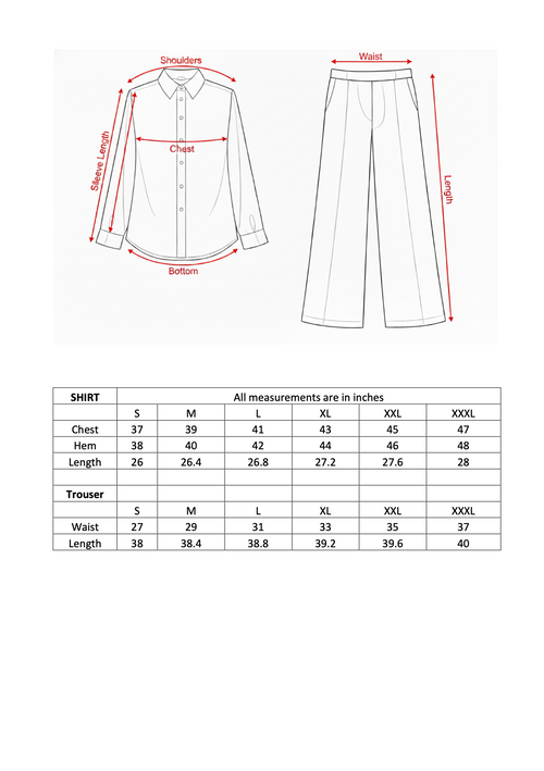 Abstract Print Satin Twin Set