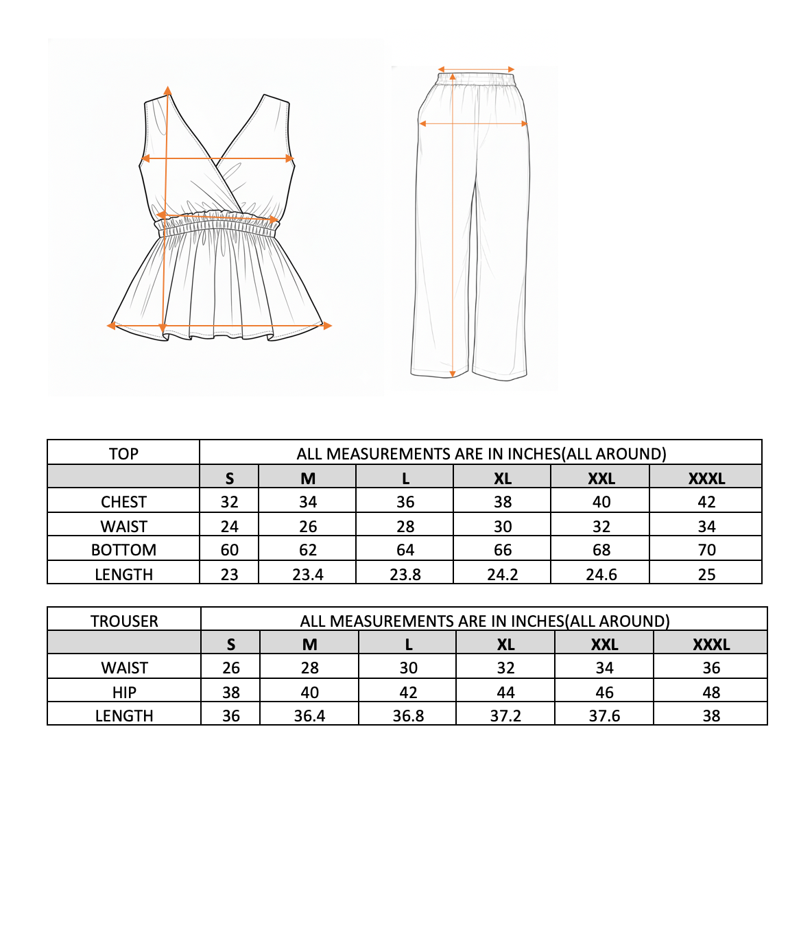 Striped Peplum Top & Straight Pants Co-Ord Set