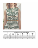 Emerald Palms Sleeveless Top
