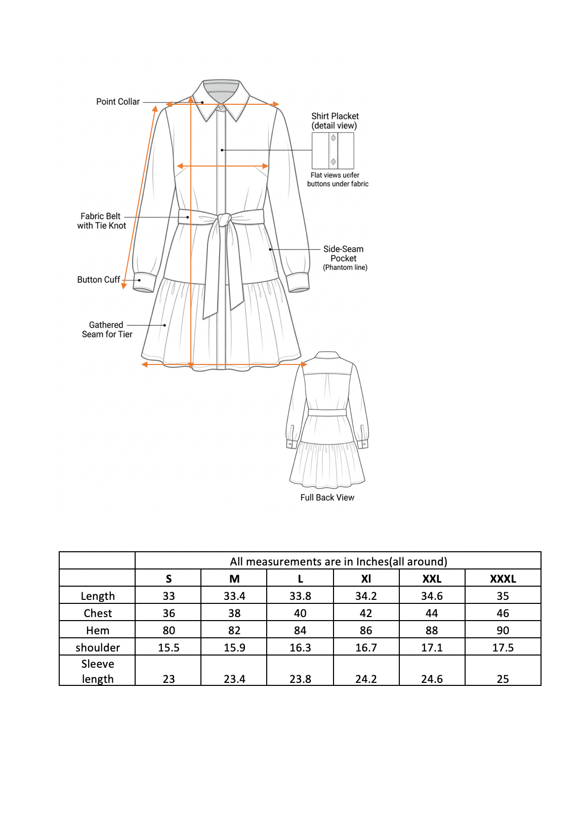 Tropical Botanical Shirt Dress