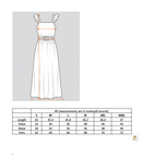 Blue Paisley Garden Midi Dress