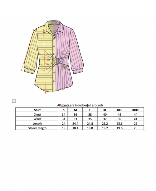 Color Block Striped Shirt