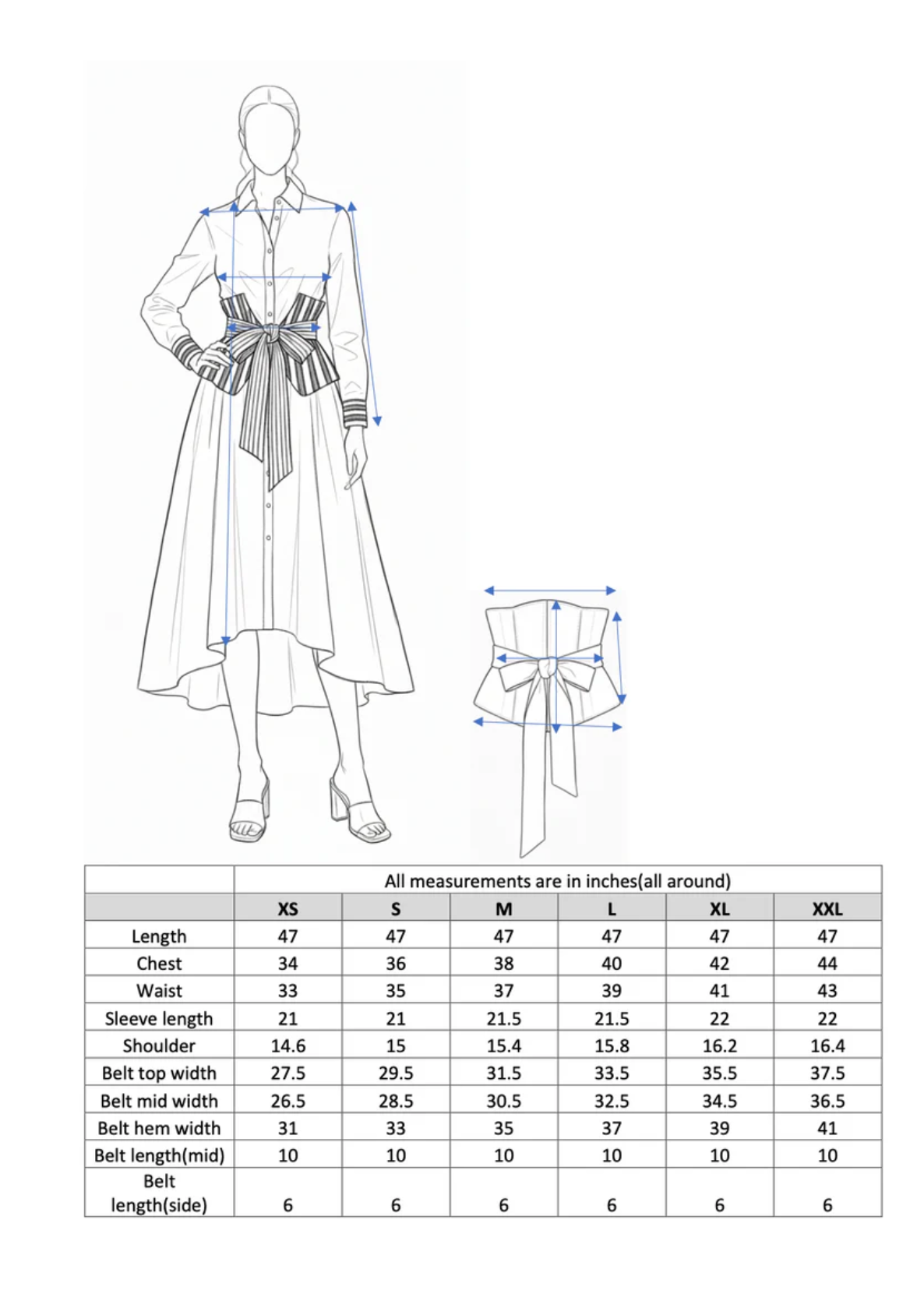 Lemon Stripe Handkerchief Dress