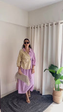 Pastel Striped Co-Ord Set aartihiran