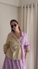 Pastel Striped Co-Ord Set aartihiran