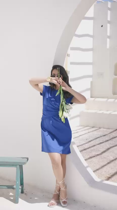 Serene Blue Knot Dress